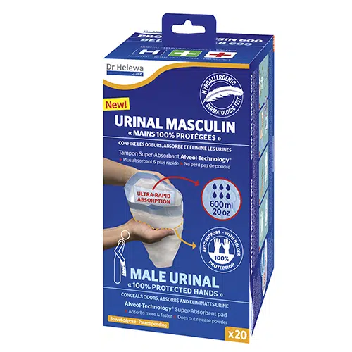 Urinposer, 18x40cm, 600ml, 20 stk.