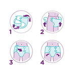 ID Comfy Junior Tapeble, XS Slip, 40-70cm