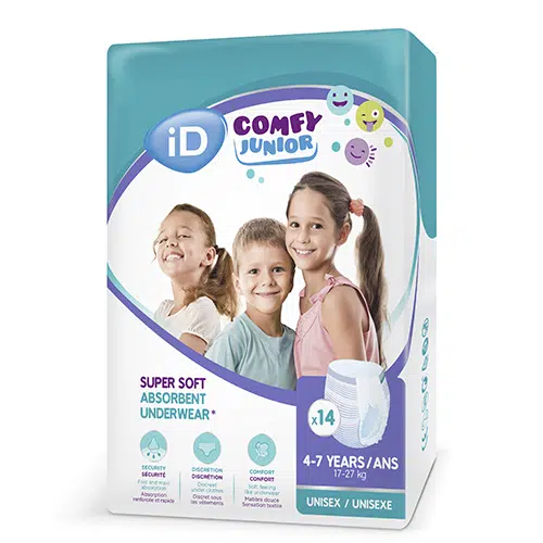 ID Comfy Junior Bukseble 4-7 år, 14 stk
