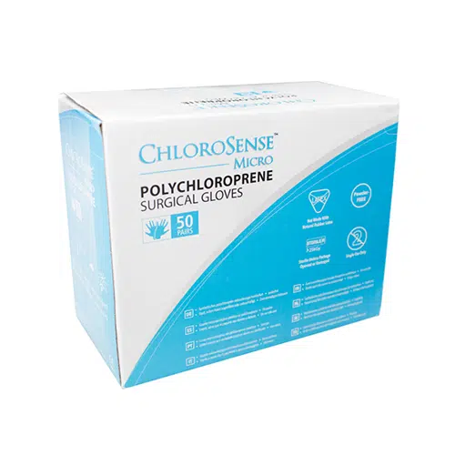 ChloroSense Polychloroprene Sterile Surgical Gloves, 50 stk