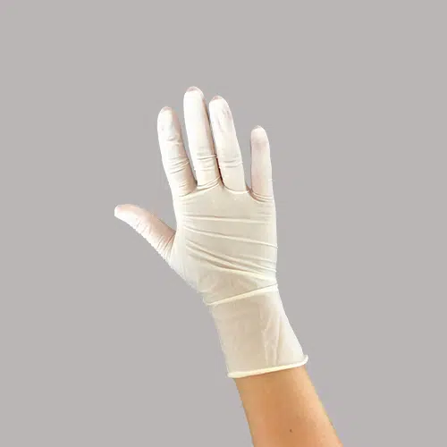 Latex Handsker, Hvid, Med pudder, 100 stk